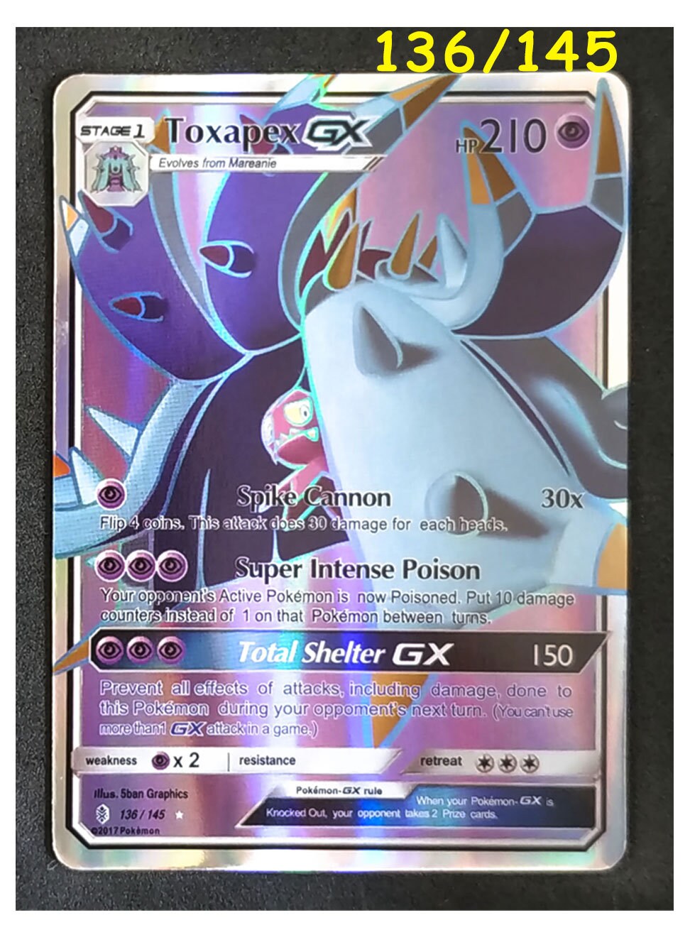 toxapex pokemon card value Toxapex