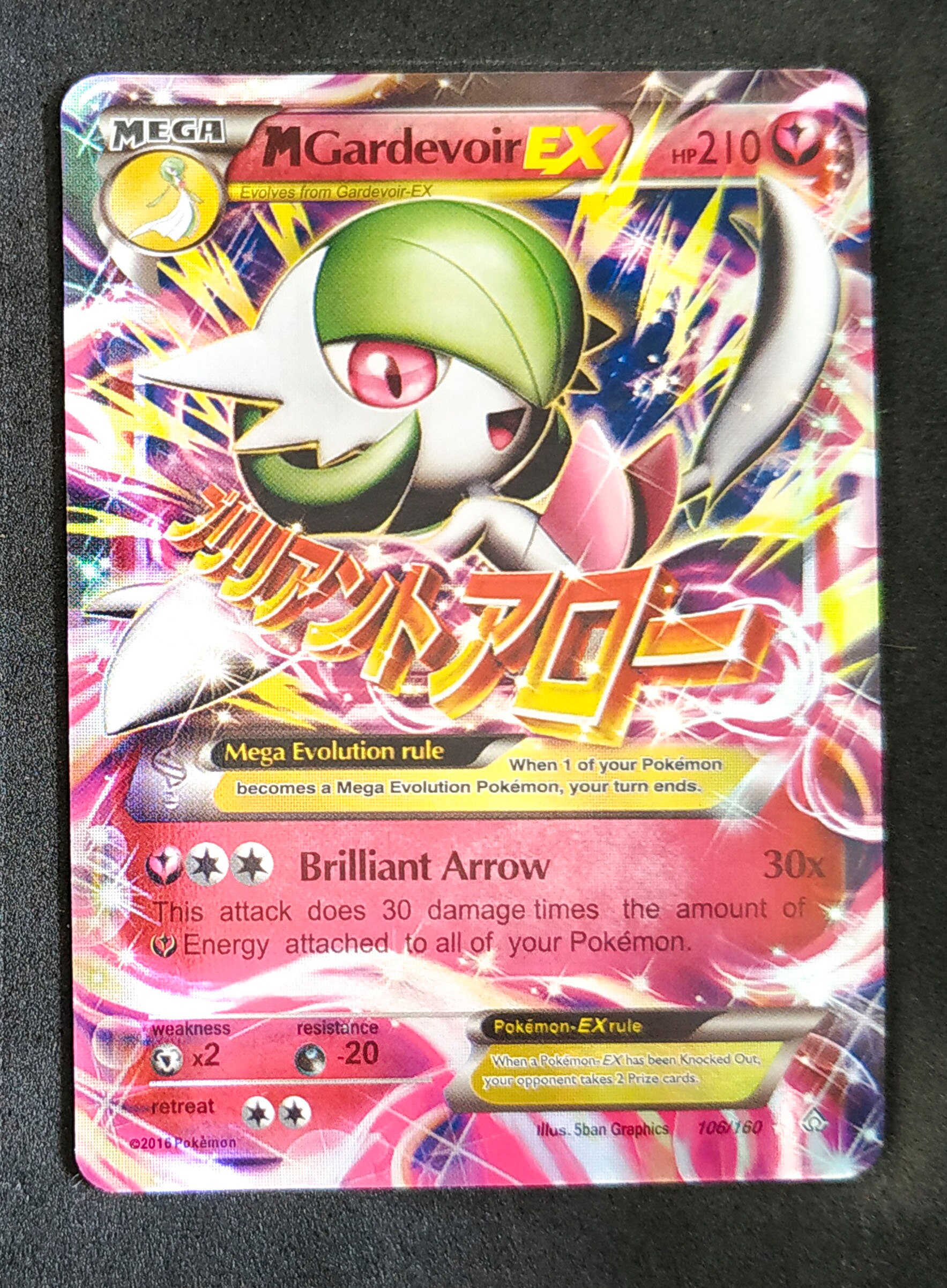 Carta Pokémon M M Gardevoir Ex 79/114 Mega