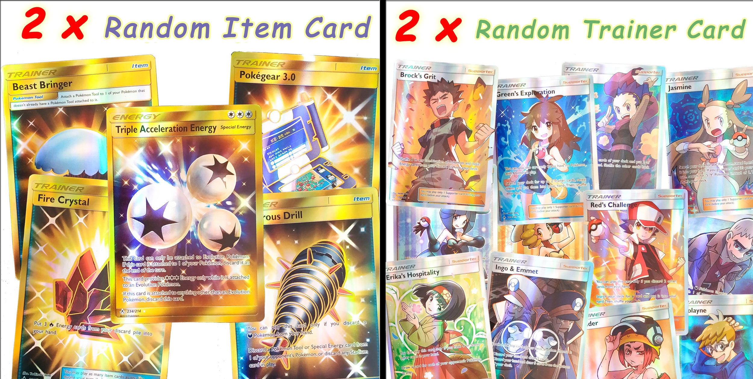 ポケモンカード カスタム ランダムセット 60枚 GX、タグチーム、メガ