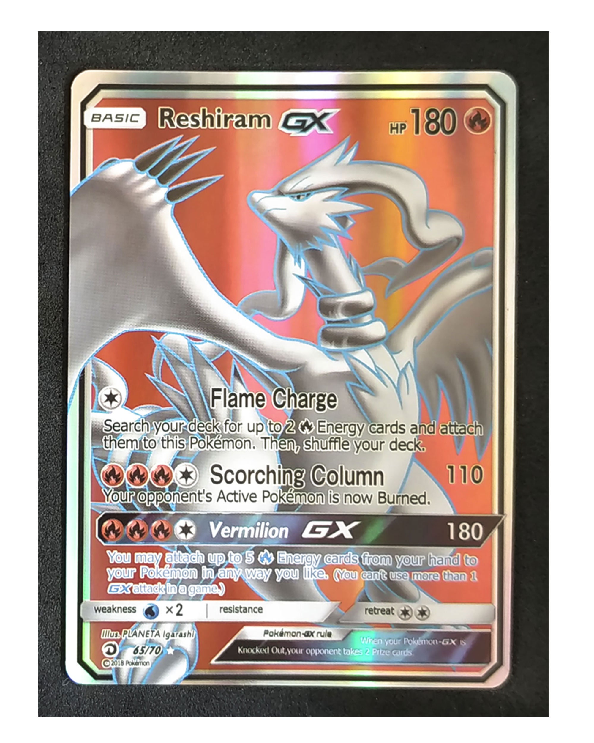 Reshiram Zekrom Set of 5 Cards Tag Team Card GX Card EX 