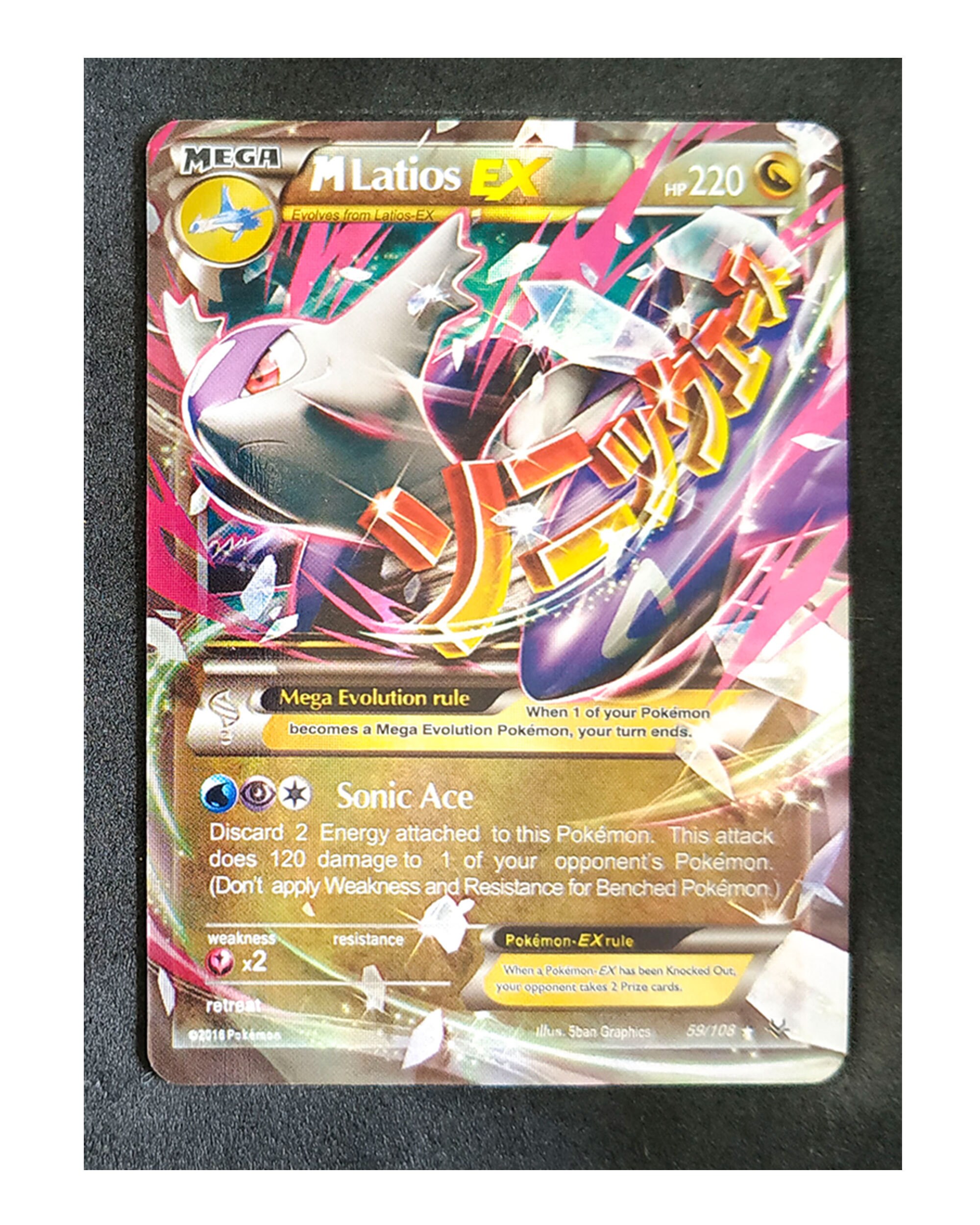 Latias Latios Set of 5 Cards Tag Team Card Mega EX Card EX Etsy