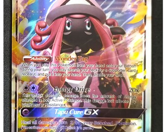 tapu lele pokemon card value Tapu Lele GX 60/145 Guardians Rising NM Ultra Rare Pokemon Card