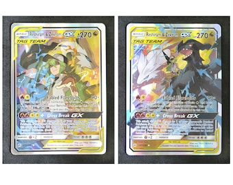 レシラム ゼクロム カードセット、GX EX タッグチームカード（紙製