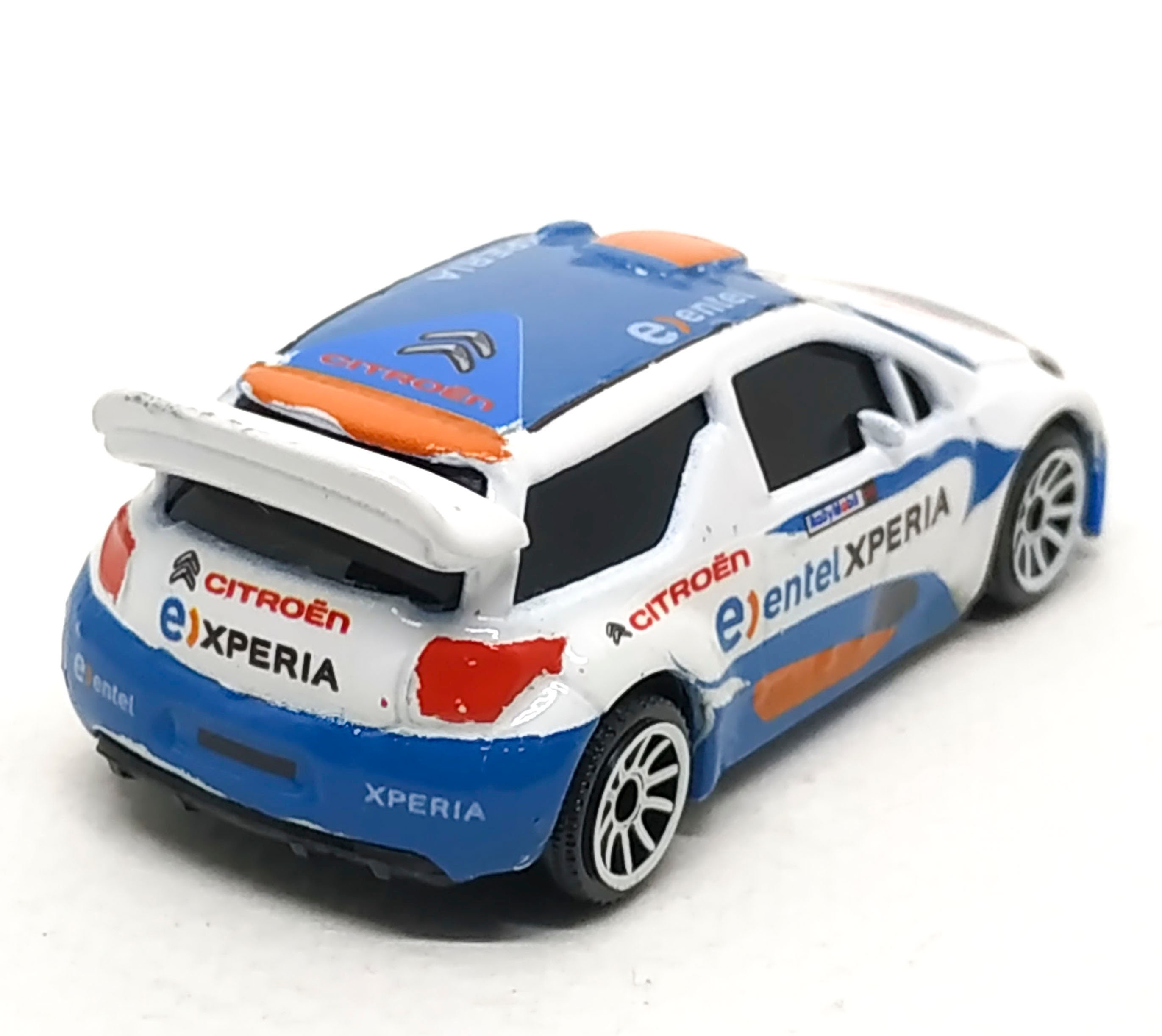 Custom Car From Majorette Citroen DS3 WRC - Sticker Decal Entel