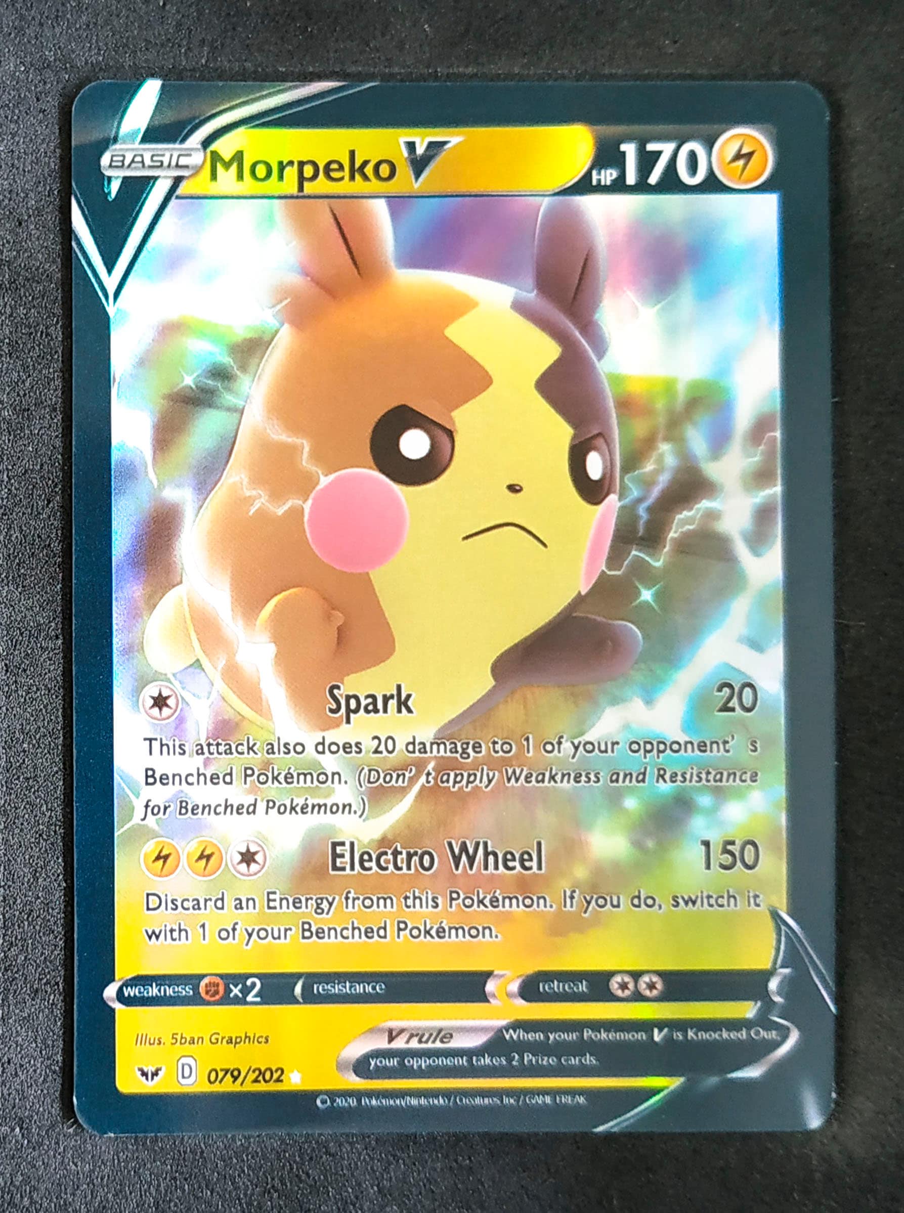 Morpeko Set of 3 Cards V V Max Cards Custom Card Set Etsy