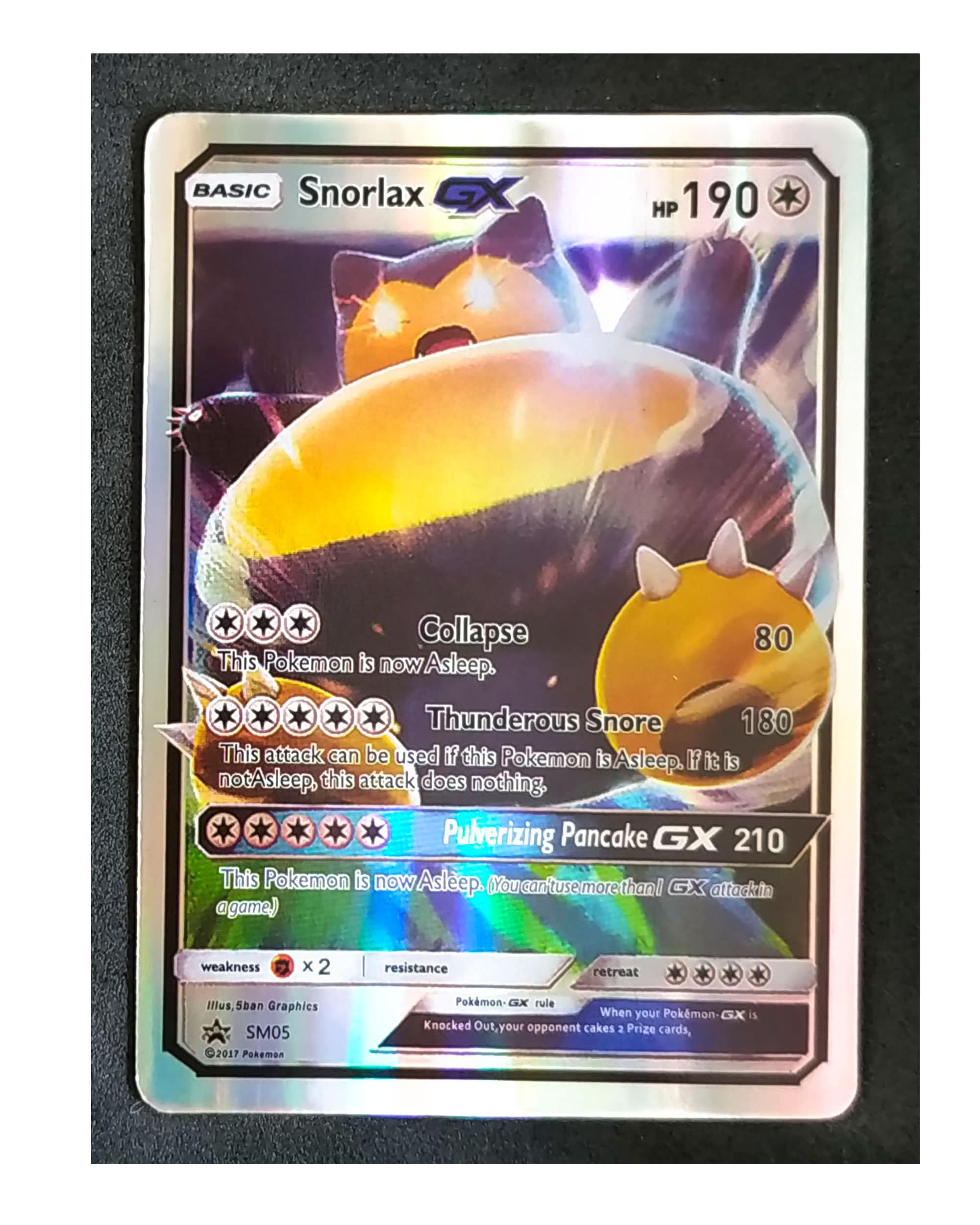 snorlax gx pokemon card PSA 6 SNORLAX GX-HOLO PROMO-SNORLAX GX BOX
