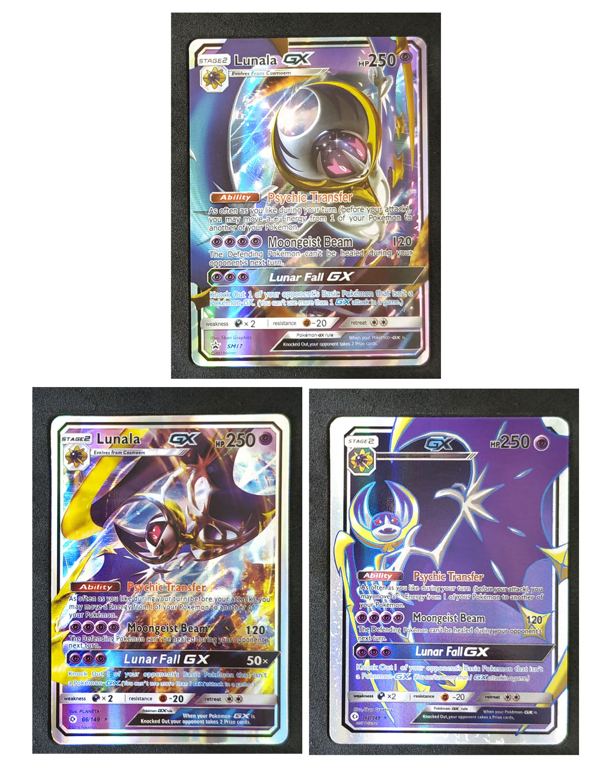 Solgaleo Lunala Set of 8 Cards Tag Team Card GX Card 