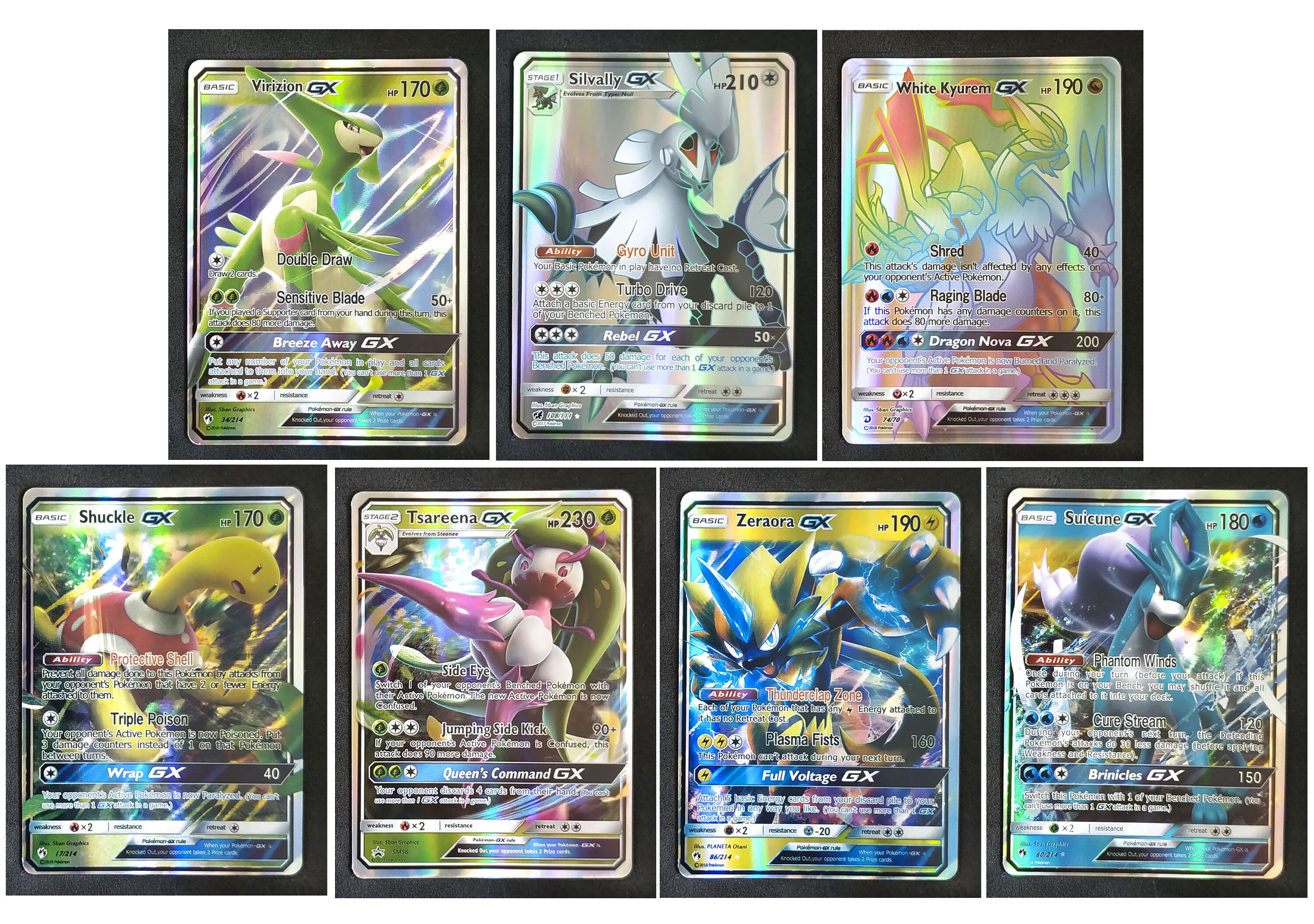 Silvally Suicune Zeraora Tsareena Virizon White Kyurem - Etsy