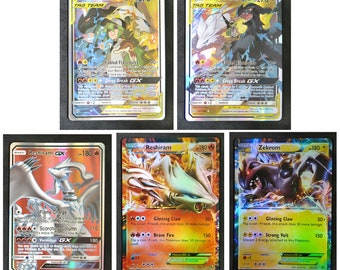 CSR まとめ売り Reshiram, Zekrom Set of 5 Cards - Tag Team Card, GX Card, EX