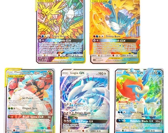 Pikachu mega X GX EX M MEGA Pokemon Orica Custom Card Shadow vMax  GigantaMax Dynamax Tag Team V Charizard