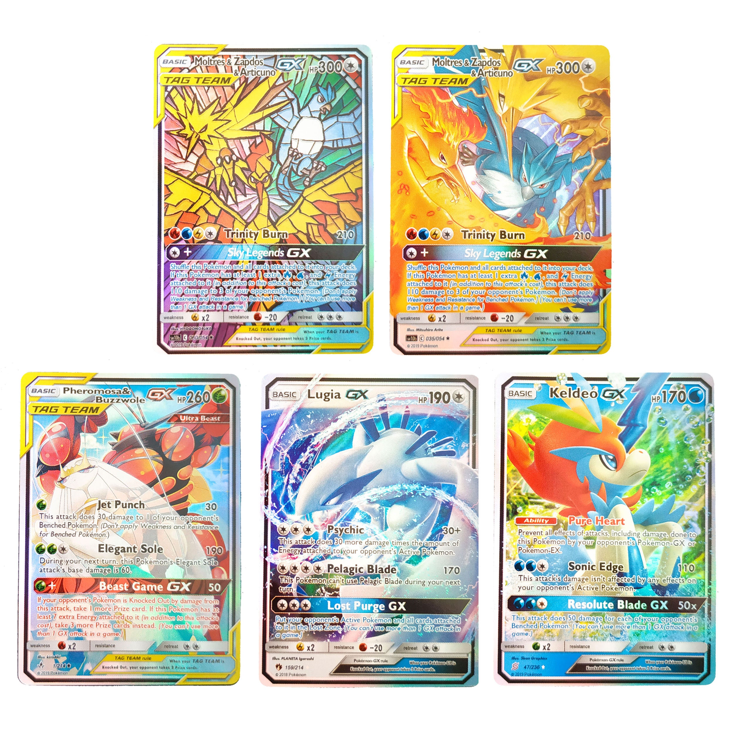 Articuno Zapdos Moltres V Pikachu ash Vmax gaming shining gx ex m mega  ultra pokemon gx ex card custom holographic ancient full art v vmax