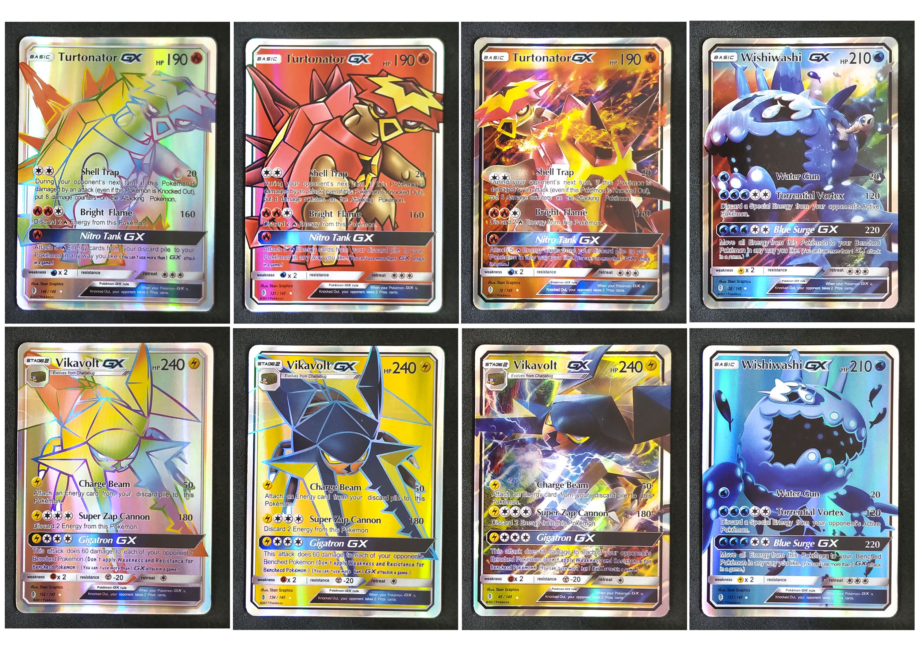 Carta de pokémon TCG - Turtonator-GX (18/145) Carta pokémon colécionavel  ULTRA RARA