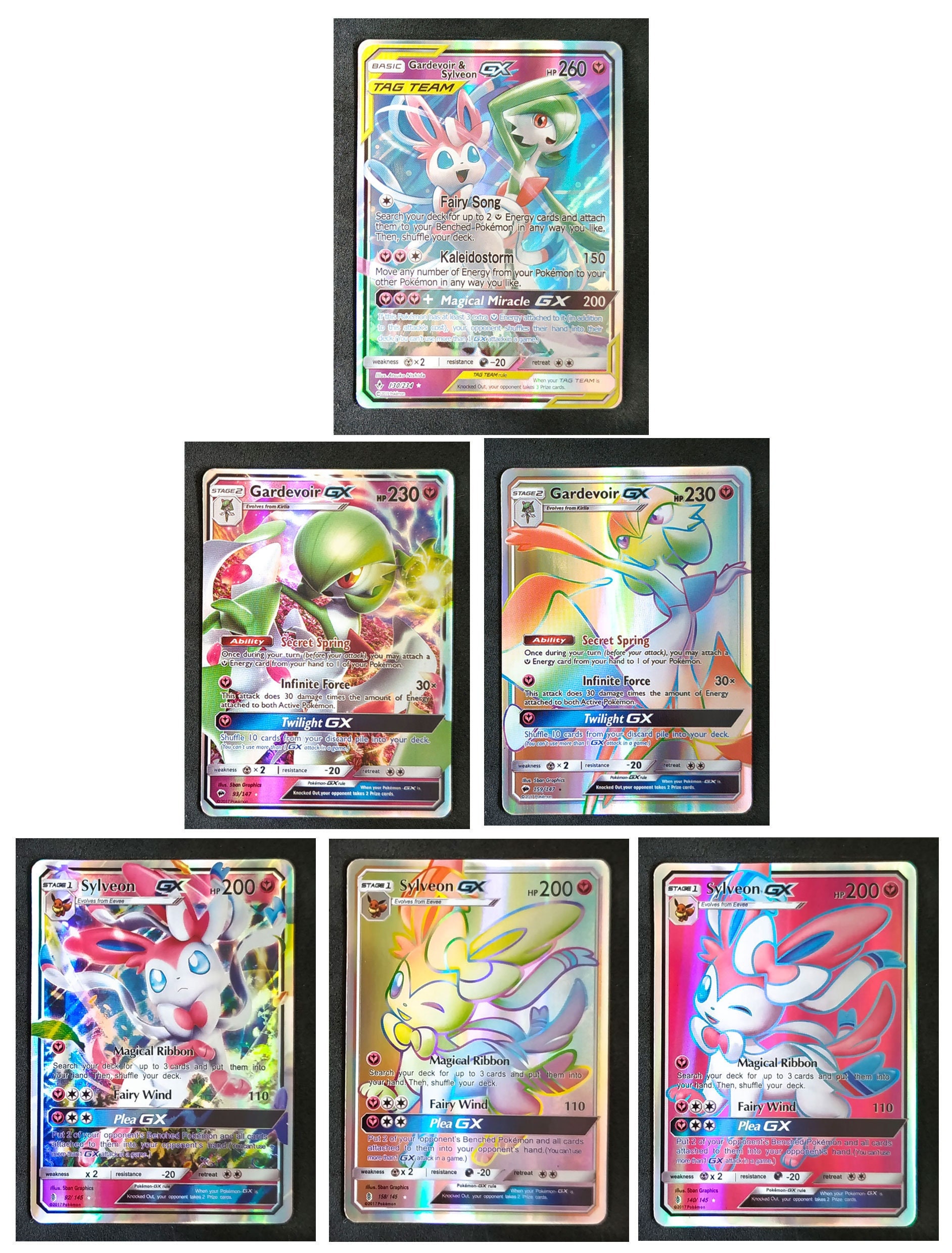 Gardevoir e Sylveon-GX / Gardevoir & Sylveon-GX (130/214), Busca de Cards