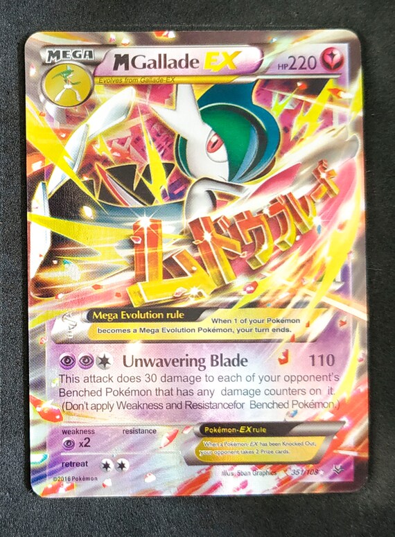 Pokemon TCG Card - Glalie-EX Holo 34/162 (BREAKthrough) Water Type
