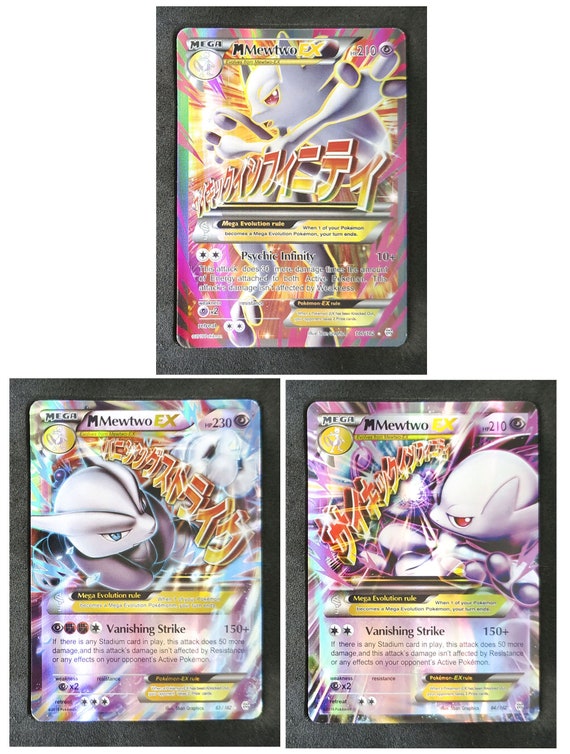  Pokemon - Mega-Mewtwo-EX (160/162) - XY Breakthrough - Holo :  Toys & Games