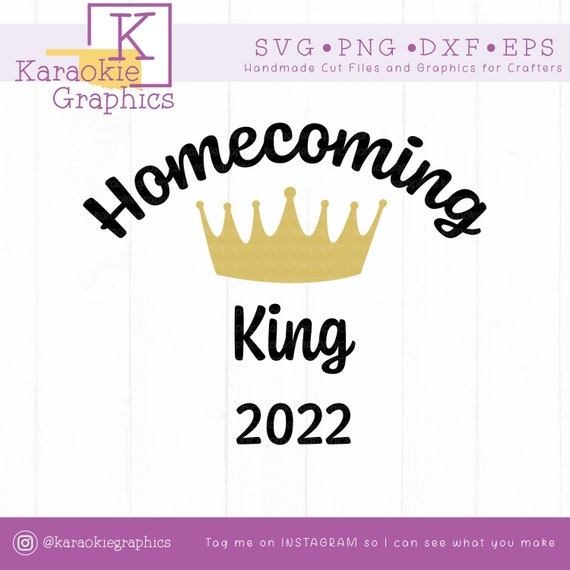 King 2022 With Crown SVG Digital Download Etsy Ireland