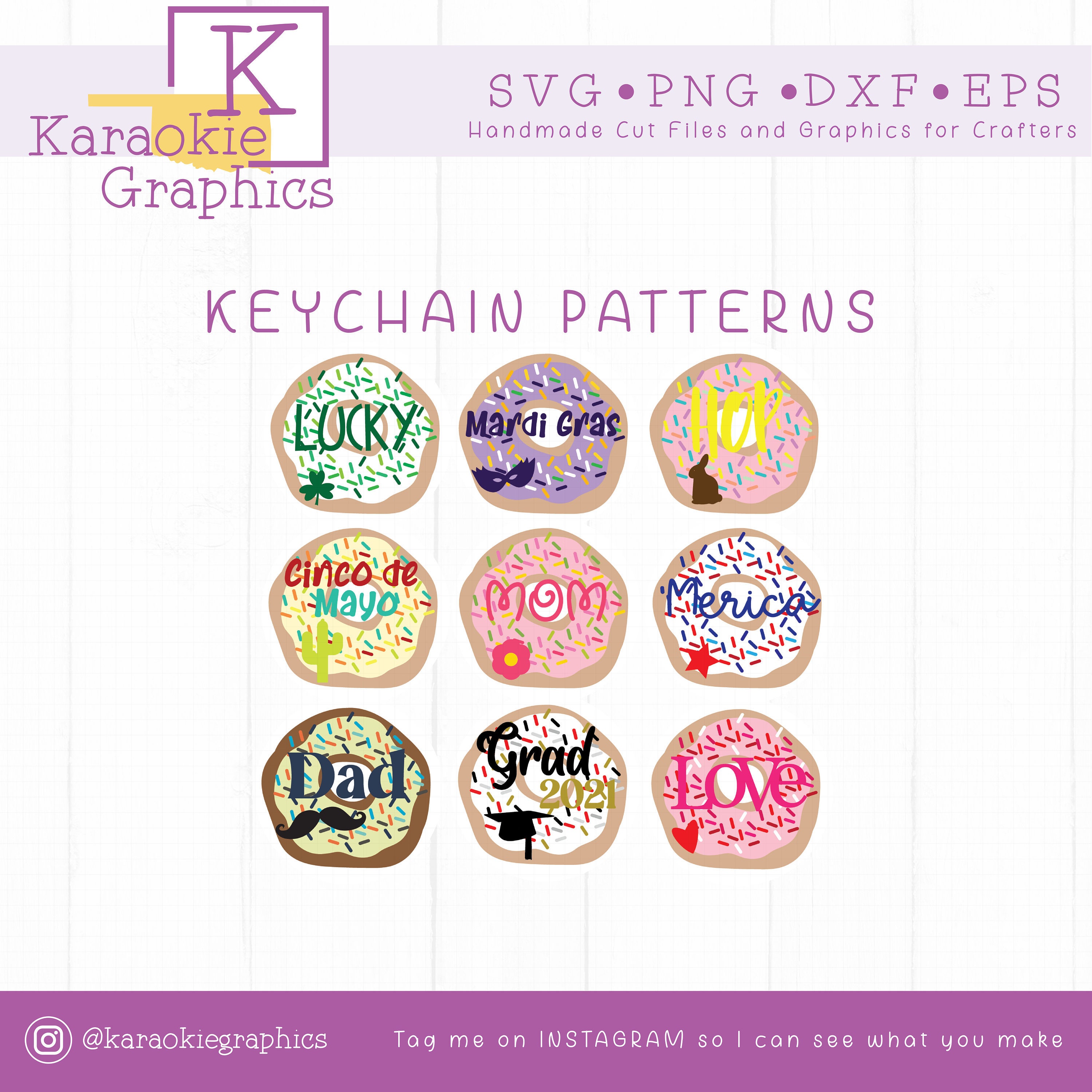 Download Acrylic Keychain SVG Round Pattern SVG for Keychain Circle ...