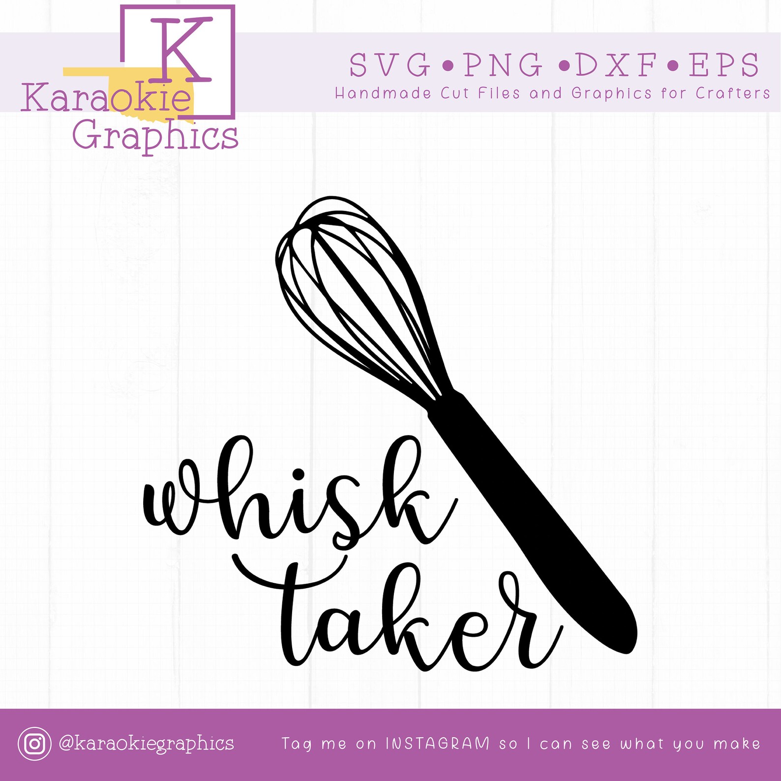 Whisk Taker Funny Kitchen Quote SVG Etsy