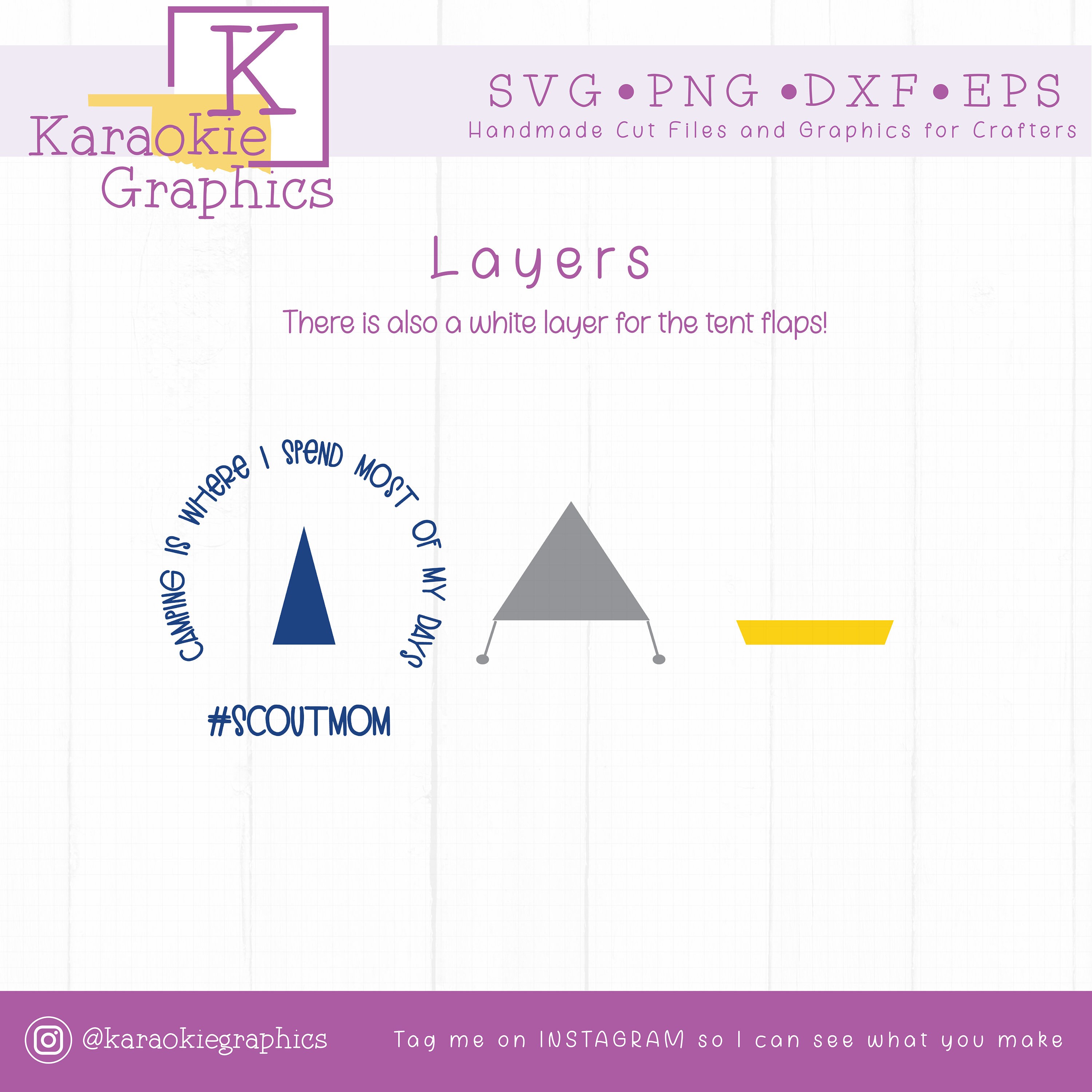 Download Camping Scout Mom SVG Digital Download | Etsy