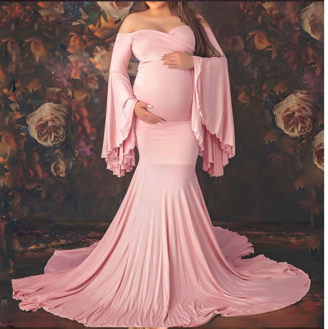 Filipiniana maternity dress 2025