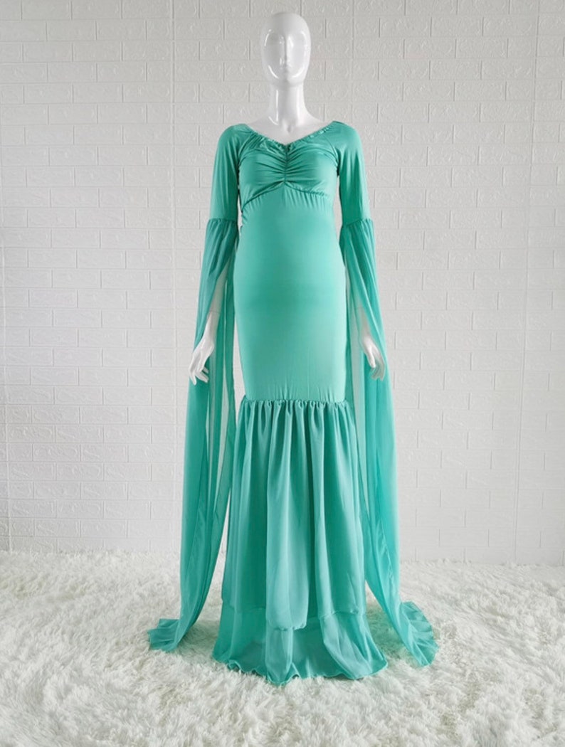 Maternity Photo Shoot Long Dresses Baby Shower Dresses Etsy