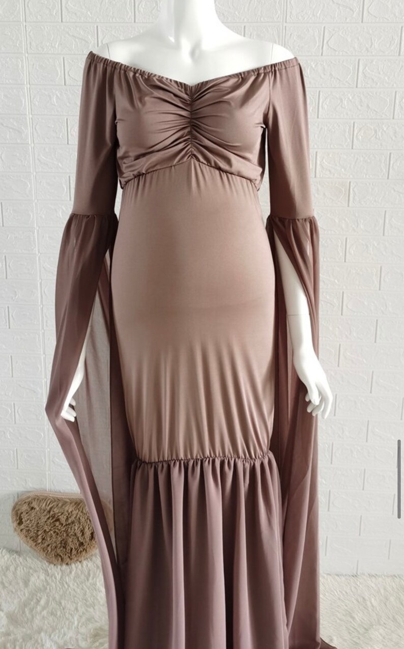 Maternity Photo Shoot Long Dresses Baby Shower Dresses Etsy
