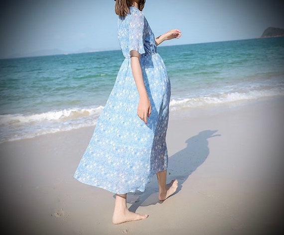 Plus Size Maternity Summer Chiffon 