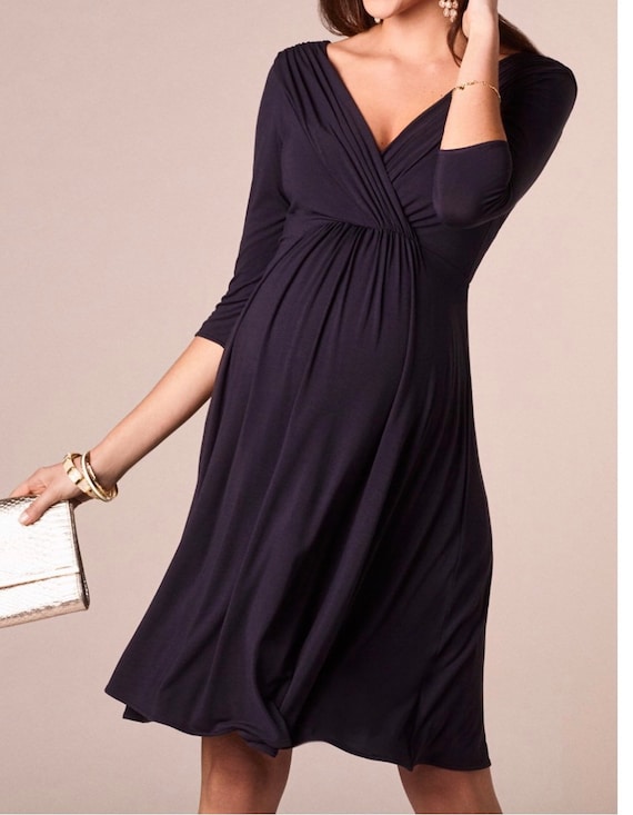 Maternity Long Dress Ruffles Elegant Photography Dress Stretchy Pregnant  Gowns for Photoshoot - Walmart.com