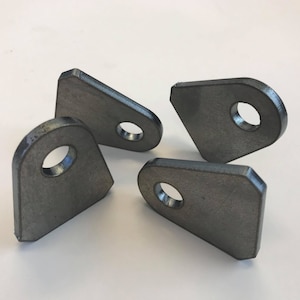 Metallflachboden-Schweißlaschen mit 1/2-Zoll-Loch