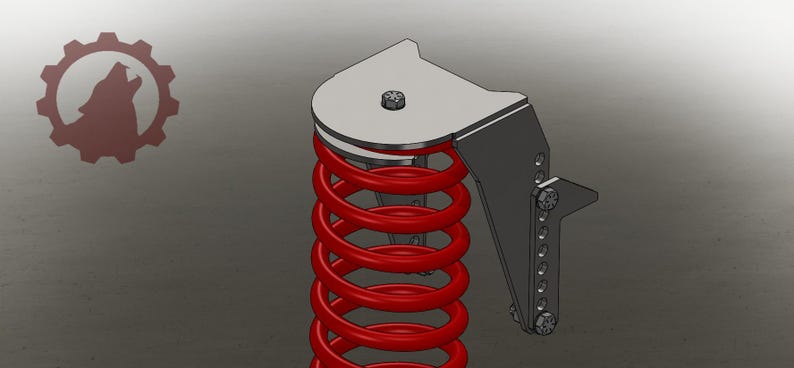 5.5" OD Adjustable Coil Spring Mount DXF Files - Weld-on Suspension ...