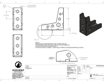 Squadra da officina per lavorazione metalli da 6 pollici - File DXF e STEP / Attrezzatura per saldatura al plasma/laser CNC / Squadra di lavorazione con linguette