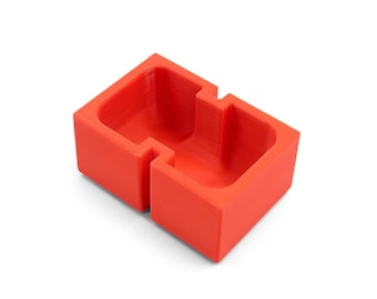 Removable 3D Printed Tray Insert for Modular LEGO® Building Station – Red PLA Organizer