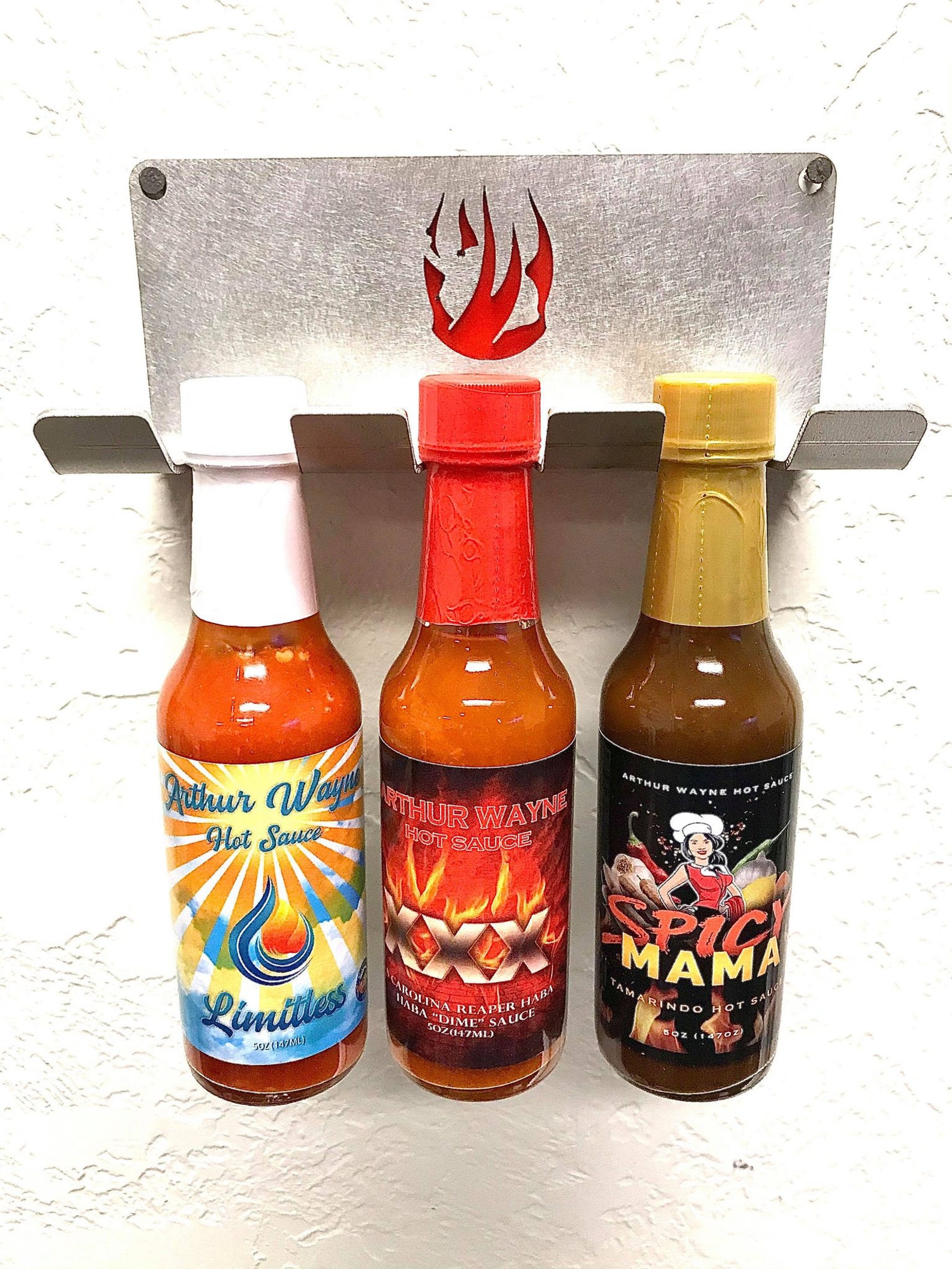 High Definition Hot Sauce Rack Stainless Steel Arthur Wayne Etsy