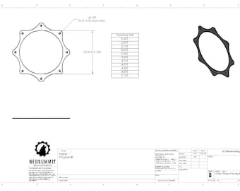 File DXF per anelli di scarico / 11 misure incluse / Laser CNC, plasma, getto d'acqua pronto