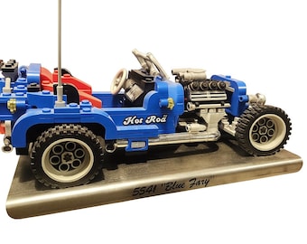 Mensola espositiva in acciaio inossidabile per LEGO® 5541 “Blue Fury”