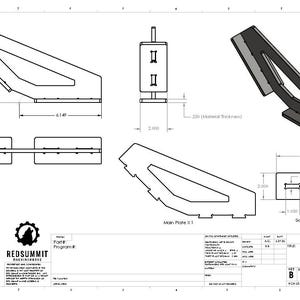 Obtuse 45 Degree Shop Square - CNC DXF File Set (Digital Download)