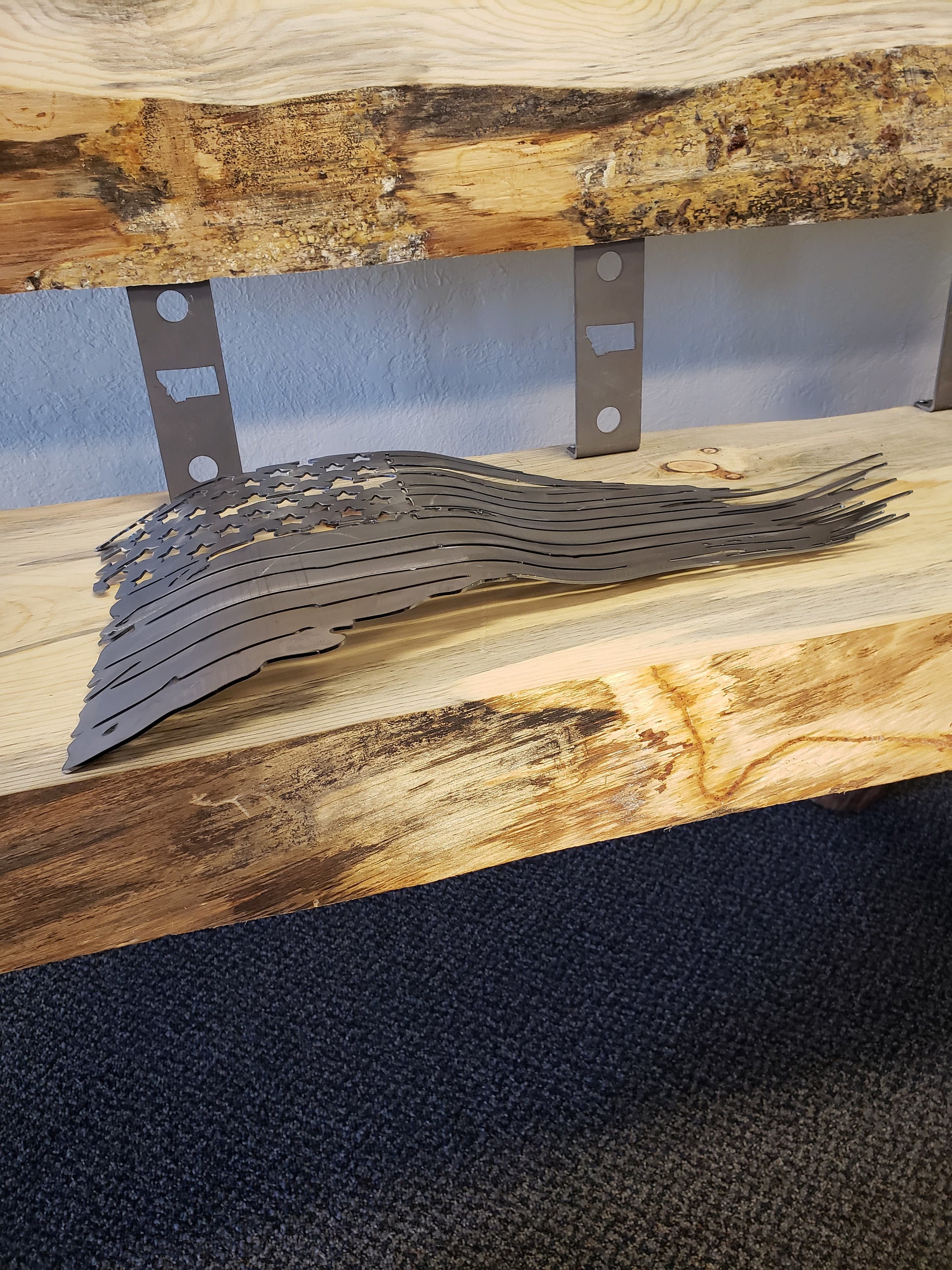 High Definition Tattered American Flag Waving Personalized Etsy Finland