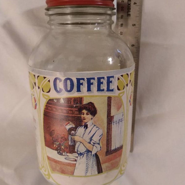 Vintage Coffee Jar Etsy