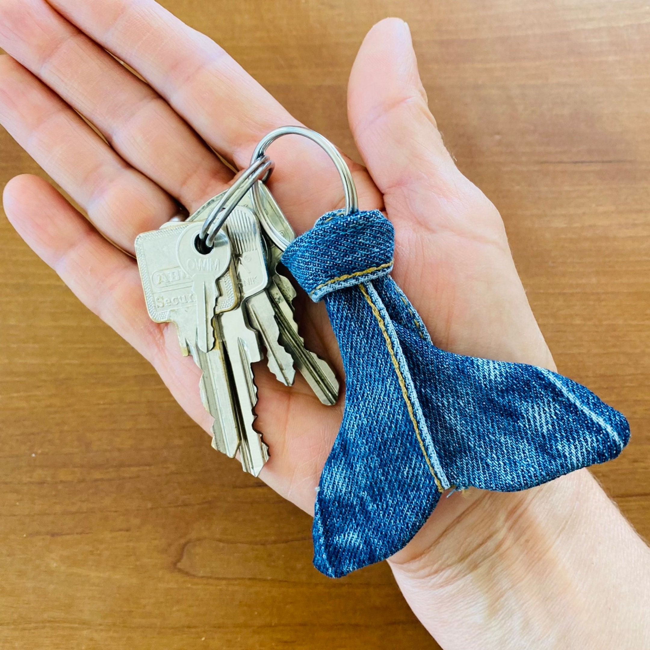 Keychain Pattern Upcycling Denim Whale Sewing Pattern Tutorial Pdf 5 Variants Etsy Canada
