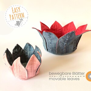 Fabric Basket Sewing Pattern and Tutorial, Pdf, Sew Basket in 3 Sizes ...