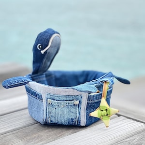 Sew a Fabric Basket, Turtle Sewing Pattern Printable Pdf, Unique Sewing