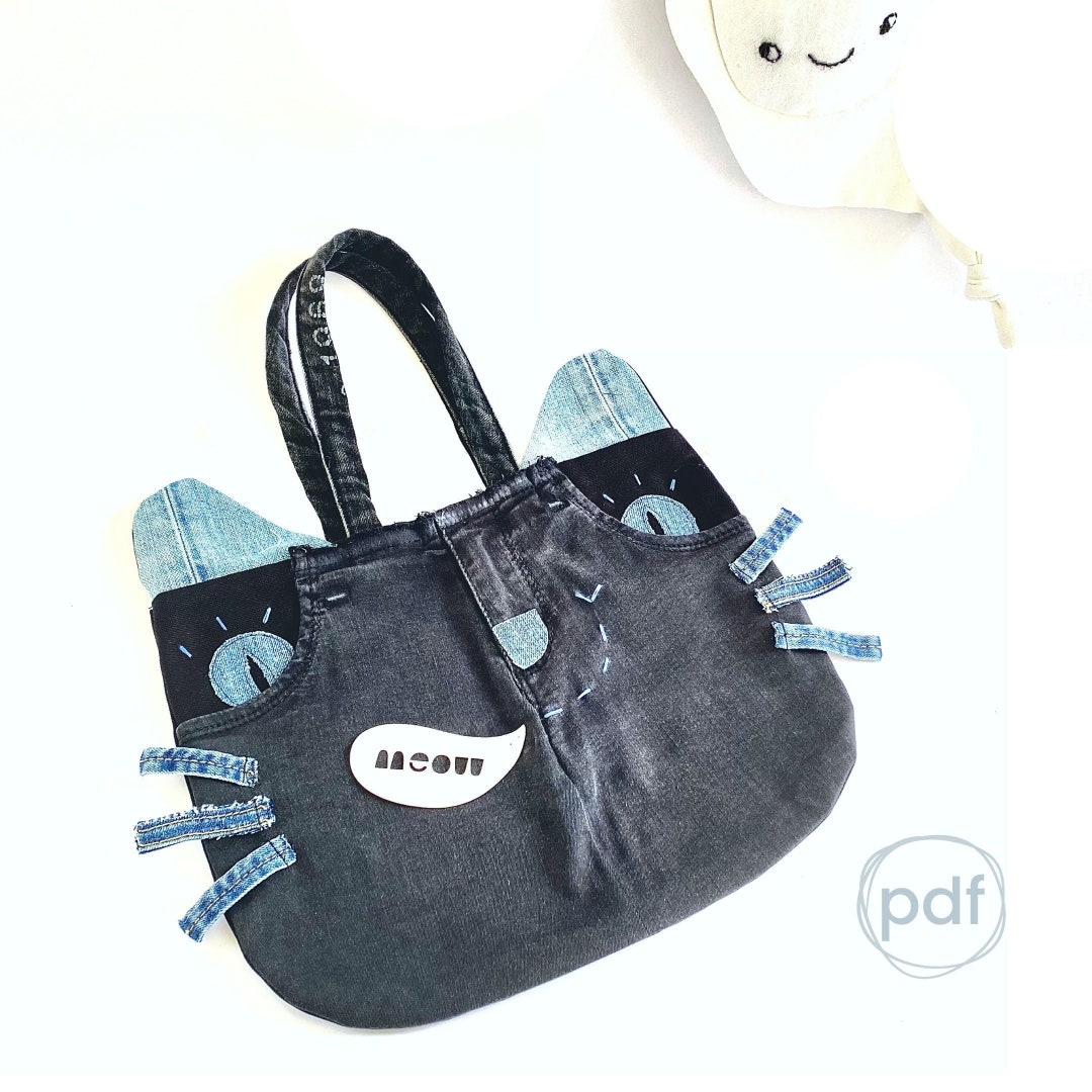 Upcycling Ideen Taschen Aus Jeansstoff Einkaufstasche Nähen Mit