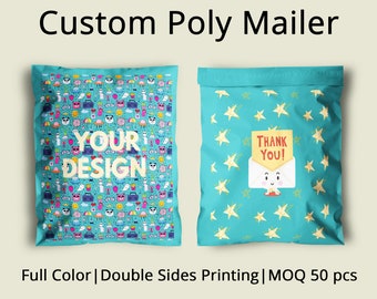 50 MIX PACK PINK BLUE GREEN TURQUOISE STRONG COLOURED MAILING POSTAGE BAGS 