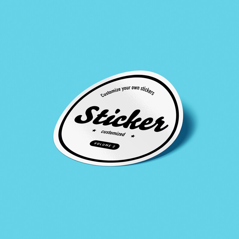 Custom Stickers Full Color Printing Personalized Labels | Etsy