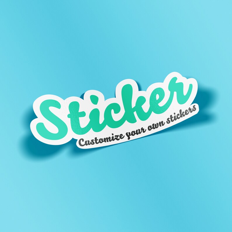 Custom Stickers Full Color Printing Personalized Labels - Etsy