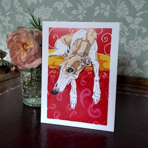 Carte de voeux Whippet