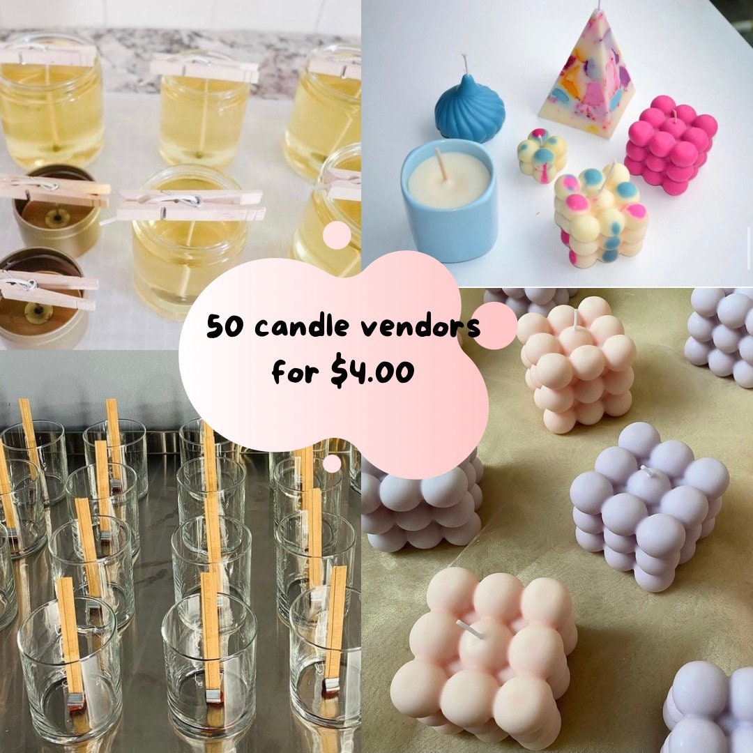 51 candle Vendor guide Wholesale candle Wholesale Etsy