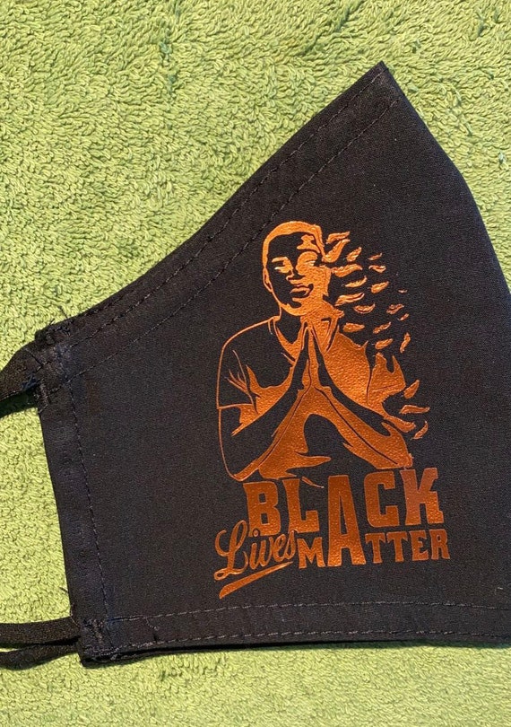 Praying Man Black Lives Matter mask