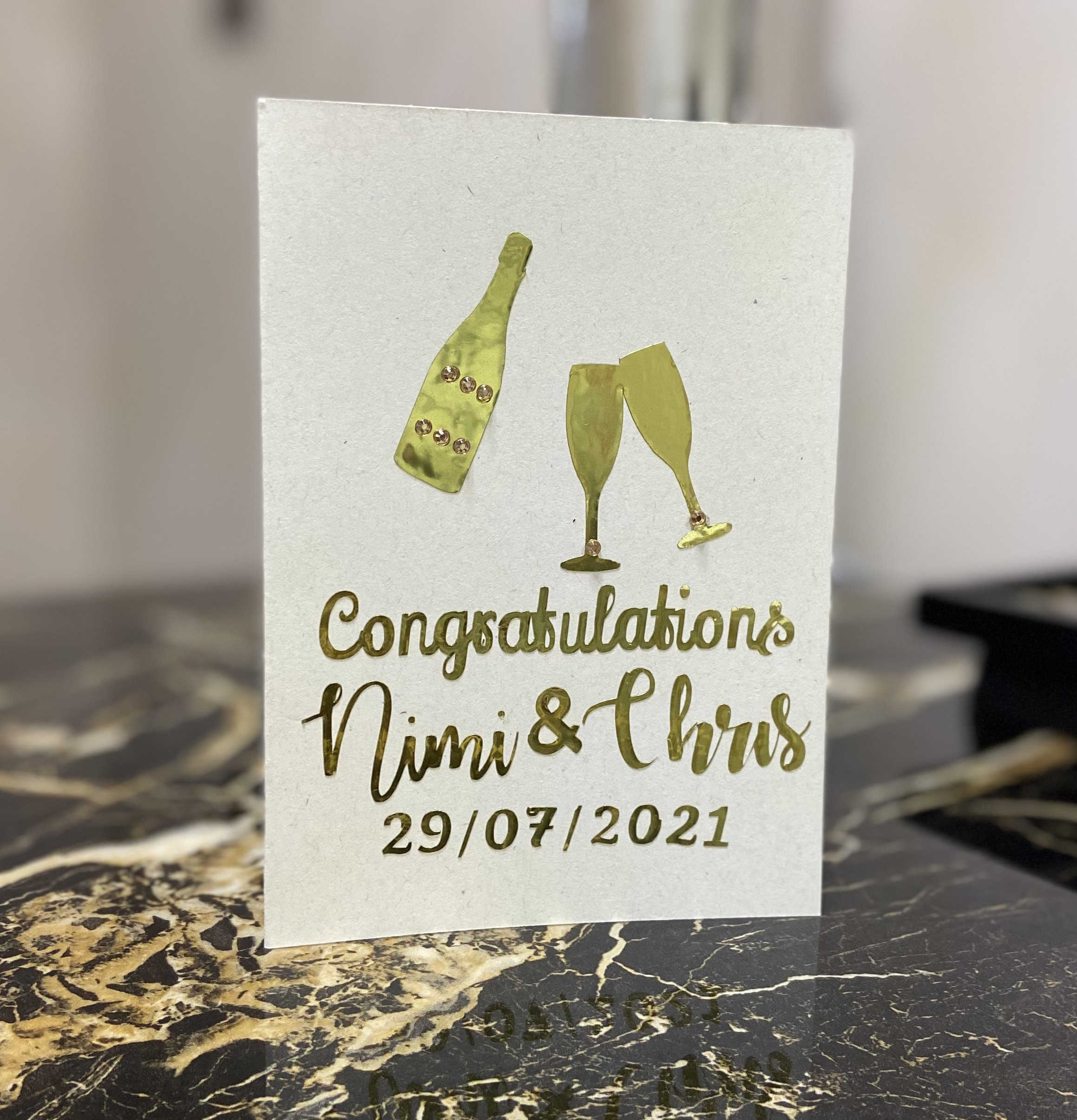 Wedding Cards Wedding Gifts Personalised Wedding Card Etsy UK