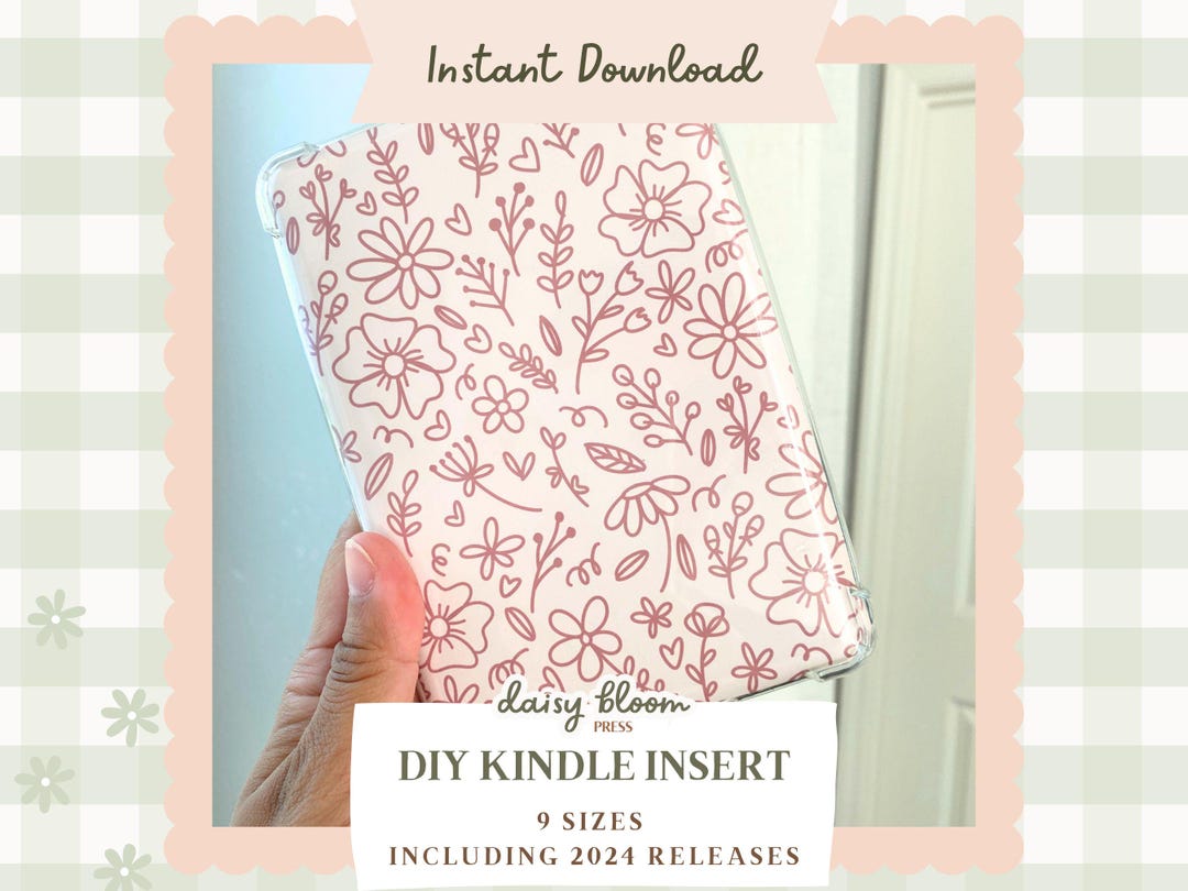 Printable Kindle Insert for Clear Case Bookish Design for Kindle ...